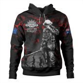 Australia Hoodie Anzac Day Poppy Pride Honoring The Fallen