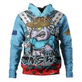 New South Wales Blues Hoodie Ripped Legacy Of The Game The ANZAC Spirit Lives On