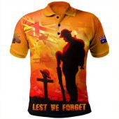 Australia Polo Shirt Dawn Of Sacrifice Anzac Remembrance