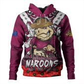 Queensland Maroons Hoodie Ripped Legacy Of The Game The ANZAC Spirit Lives On