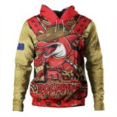 Redcliffe Dolphins Hoodie Ripped Legacy Of The Game The ANZAC Spirit Lives On