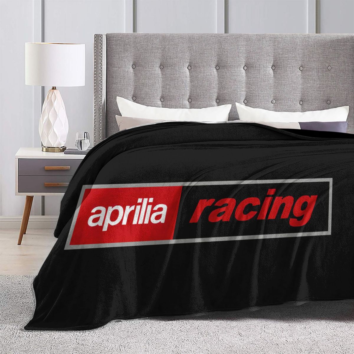 Aprilia Black Fleece Blanket Aprilia Black Fleece Blanket