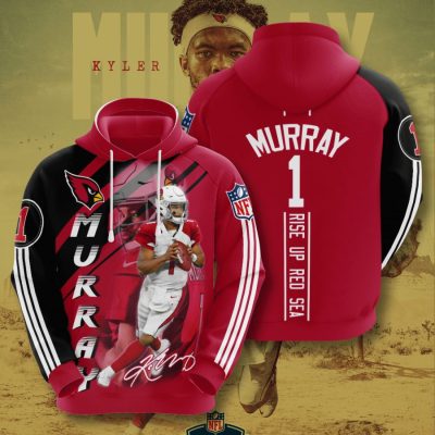 NFL Arizona Cardinals Kyler Murray Red Black Pullover Hoodie