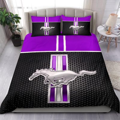 Ford Mustang Purple Bedding Set