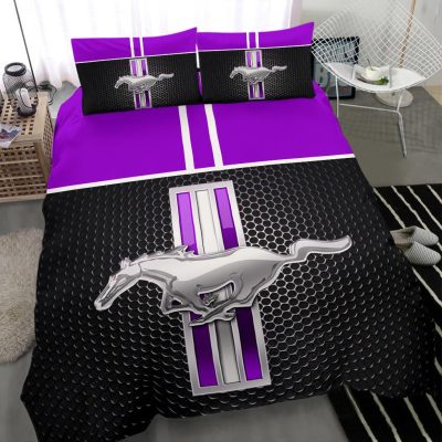 Ford Mustang Purple Bedding Set