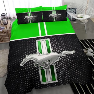 Ford Mustang Green Bedding Set