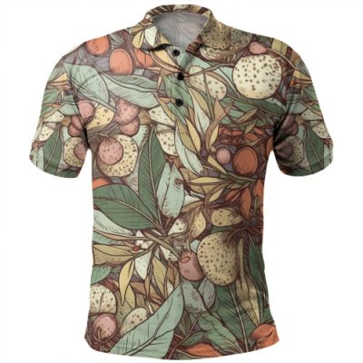 Australia Gumtree Polo Shirt - Australian Native Plants Polo Shirt