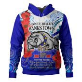Australia Anzac Day Hoodie - Custom Lest We Forget With Poppies Flowers Watercolor Style Hoodie