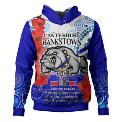 Australia Anzac Day Hoodie - Custom Lest We Forget With Poppies Flowers Watercolor Style Hoodie