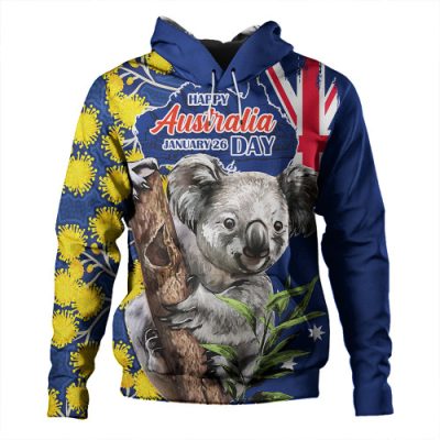 Australia Hoodie Australia Day Koala Golden Wattle Edition