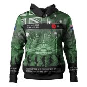 Australia Anzac Day Hoodie - Australia and New Zealand Warriors All gave some Some Gave All Green Hoodie