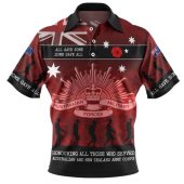 Australia Anzac Day Polo Shirt - Australia and New Zealand Warriors All gave some Some Gave All Polo Shirt
