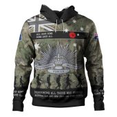 Australia Anzac Day Hoodie - Australia and New Zealand Warriors All gave some Some Gave All Black Hoodie