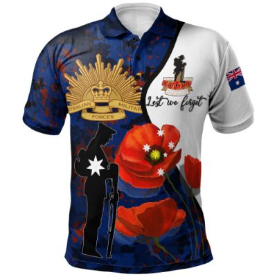 Australia Anzac Day Polo Shirt - Lest we forget
