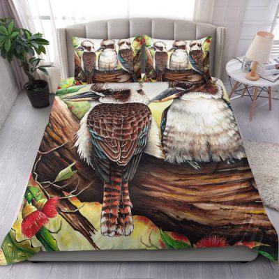 Australia Bedding Set - Kookaburra with Waratah