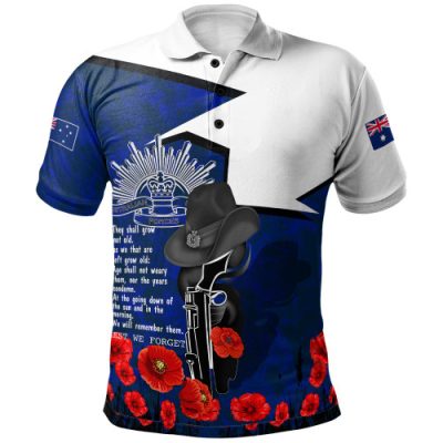 RSL Australia Polo Shirt Anzac Lest We Forget