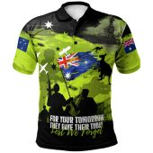 Australia Polo Shirt Anzac Shirt Australia Flag Lest We Forget