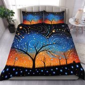Australia Aboriginal Bedding Set - Australian Dreamtime Story Of A Night Sky Bedding Set