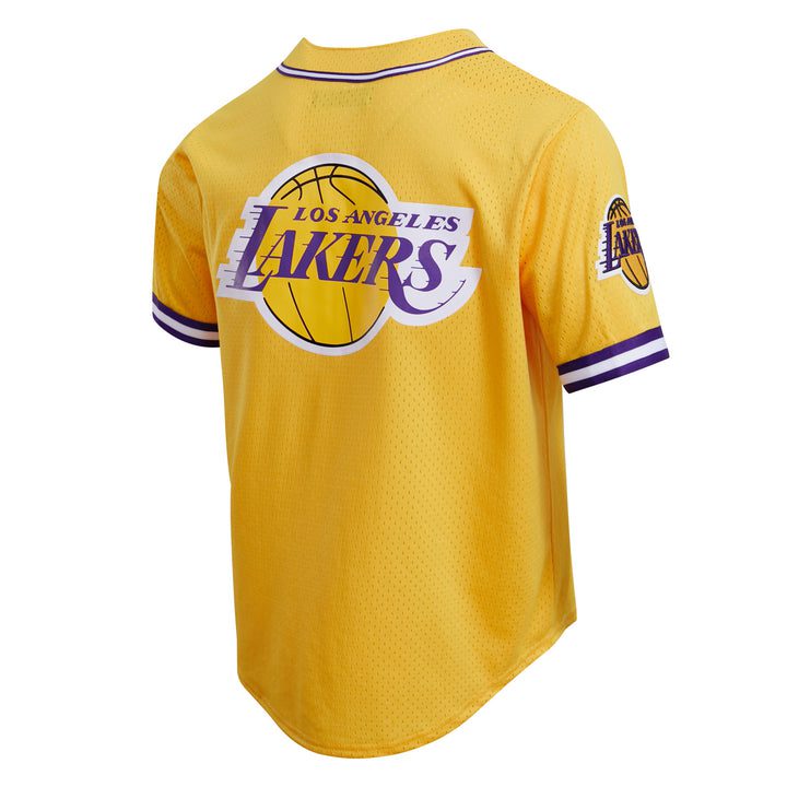 NBA Los Angeles Lakers Golden Baseball Jersey NBA Los Angeles Lakers Golden Baseball Jersey