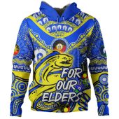 Parramatta Eels Naidoc Week Custom Hoodie - For Our Elders Run to Paradise Hoodie