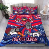Newcastle Knights Naidoc Week Custom Bedding Set - For Our Elders Home Jersey Bedding Set