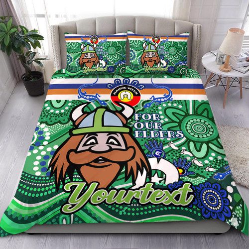 Canberra Raiders Naidoc Week Custom Bedding Set - For Our Elders Home Jersey Bedding Set Canberra Raiders Naidoc Week Custom Bedding Set - For Our Elders Home Jersey Bedding Set