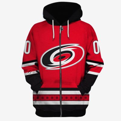 MON-YOURNAME_NHLCarolina1 Personalized Carolina Hurricanes Limited Edition 3D All Over Printed Shirts For Men & Women - OldSchoolThings - Personalize Your Own New & Retro Sports Jerseys, Hoodies, T Shirts