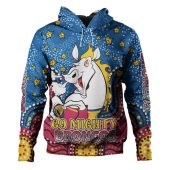 Brisbane Broncos Custom Hoodie - Custom With Aboriginal Inspired Style Of Dot Painting Patterns  Hoodie