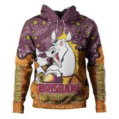 Brisbane Broncos Custom Hoodie - Team With Dot And Star Patterns For Tough Fan Hoodie
