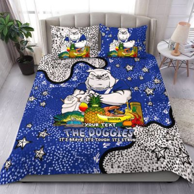 Canterbury-Bankstown Bulldogs Custom Bedding Set - Australian Big Things Bedding Set