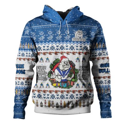 Canterbury-Bankstown Bulldogs Christmas Custom Hoodie - Chrissie Spirit Hoodie