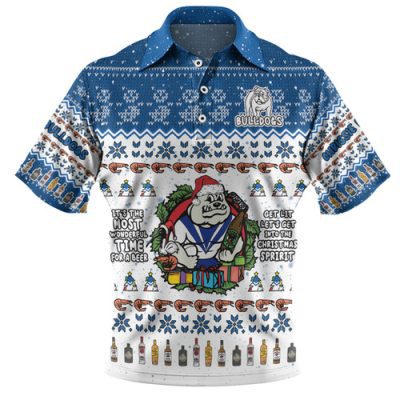 Canterbury-Bankstown Bulldogs Christmas Custom Polo Shirt - Chrissie Spirit Polo Shirt