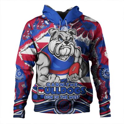 Western Bulldogs Hoodie Blazing Spirit Of Victory