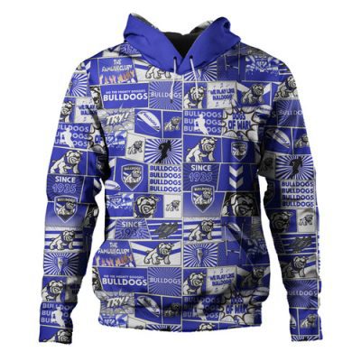 Canterbury-Bankstown Bulldogs Hoodie - Team Of Us Die Hard Fan Supporters Comic Style