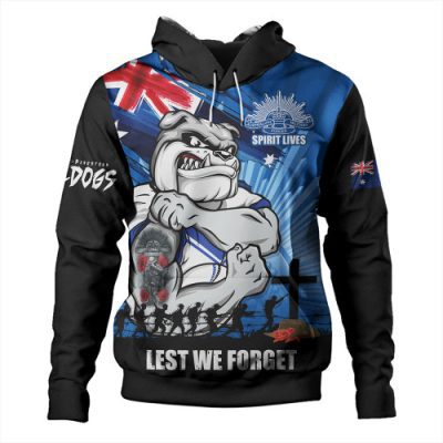 Canterbury-Bankstown Bulldogs Hoodie Fearless ANZAC Defender