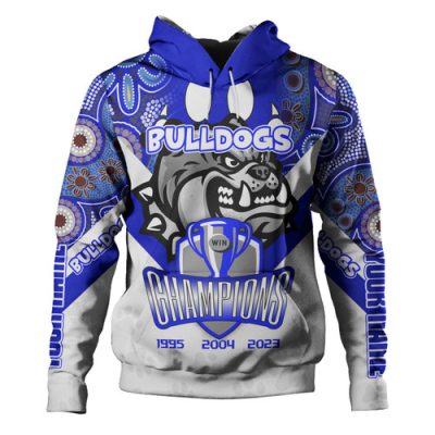 Canterbury-Bankstown Bulldogs Hoodie - Custom Talent Win Games But Teamwork And Intelligence Win Championships With Aboriginal Style