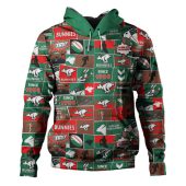 South Sydney Rabbitohs Hoodie - Team Of Us Die Hard Fan Supporters Comic Style