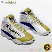 Baltimore Ravens Nfl Football Team Air Jordan 13 Shoes 2