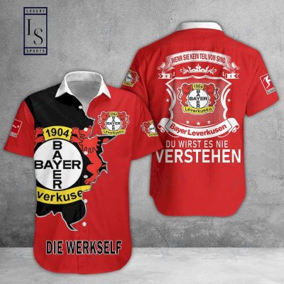 Bayer 04 Leverkusen Red Hawaiian Shirt