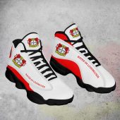 Bayer 04 Leverkusen White Red Logo Air Jordan 13 Shoes 2.jpg - demo10