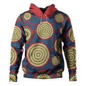 Australia Aboriginal Hoodie - Beautiful Indigenous Seamless Pattern Based in Universe with Galaxies Form Hoodie