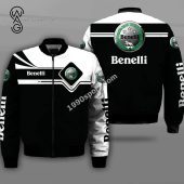 Benelli Black White Bomber Jacket