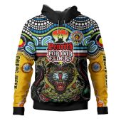 Penrith Panthers Naidoc Week Hoodie - Custom Indigenous Penrith Panthers For Our Elders Watercolour Style Hoodie