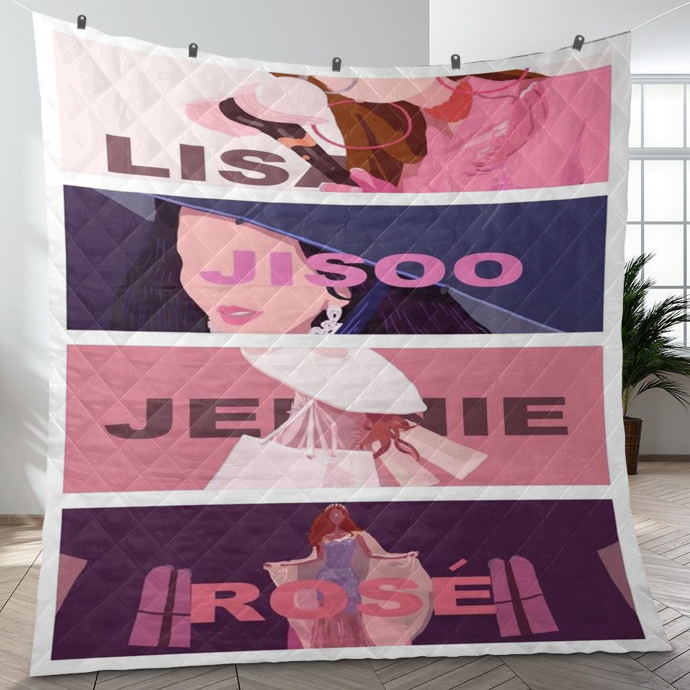 Blackpink Members Quilt Blanket Blackpink Members Quilt Blanket