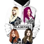 Blackpink White Pullover Hoodie