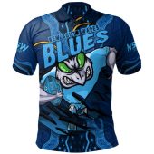 New South Wales Blues Polo Shirt Blue Venom NSW Strikeforce