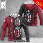 Bologna FC Red Black Pullover Hoodie