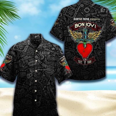 Bon Jovi 2022 Tour Hawaiian Shirt