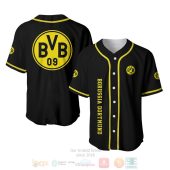 Borussia Dortmund Black Yellow Baseball Jersey