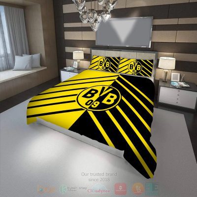Borussia Dortmund Yellow Black Bedding Set V2